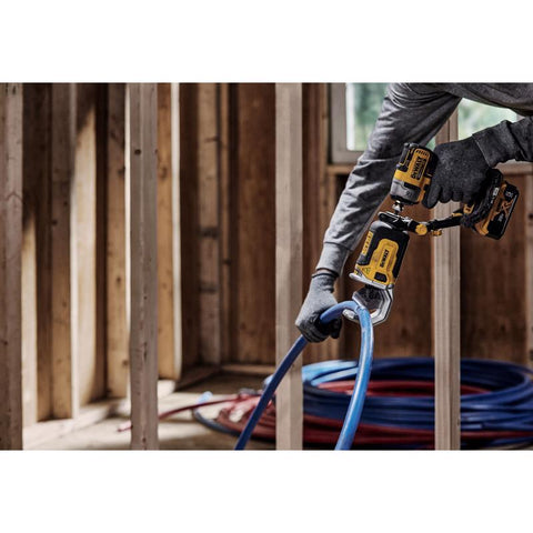 DeWalt DWACPRIR Impact Connect Copper Pipe Cutter, Black/Yellow