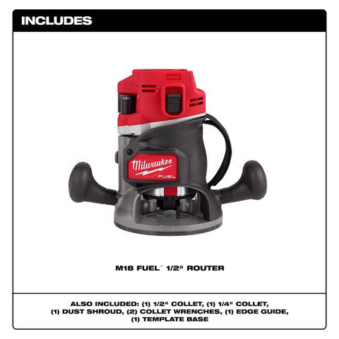 Milwaukee M18 FUEL 1/2" Router