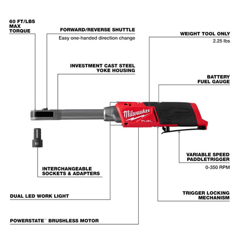 Milwaukee M12 Reach Box Ratchet