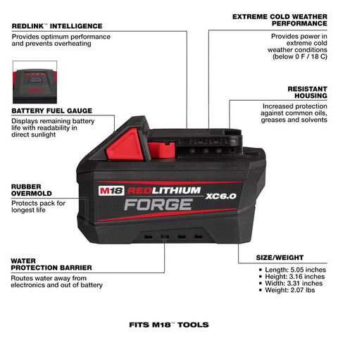 Milwaukee m18 Btry Chrgr 6ah 2p
