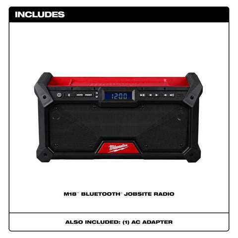 Milwaukee M18 BT Jobsite Radio