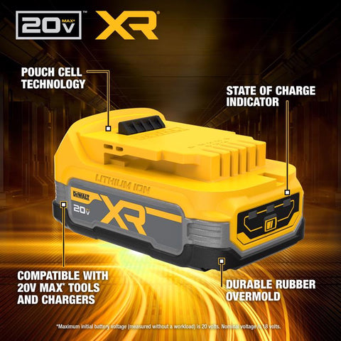 DeWalt 20v Btry Chrgr Kit 3p Dw
