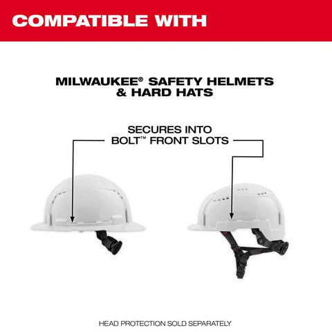 Milwaukee Face Shield Blk Mw Bolt