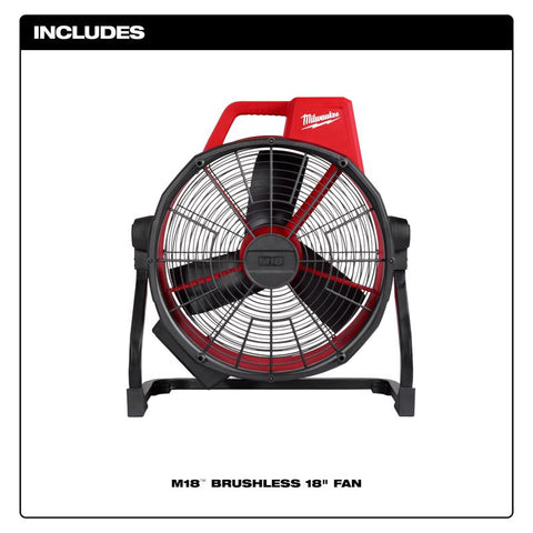 Milwaukee BRSHLess 18" Fan