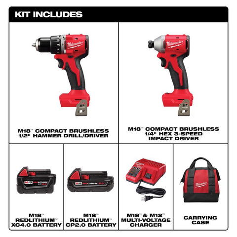 Milwaukee M18 Combo Kit