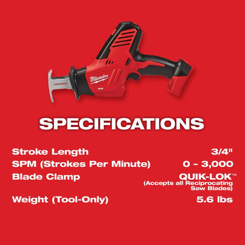 Milwaukee m18 Combo Kit 4tl 2bat