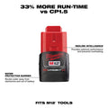 Milwaukee m12 Combo Kit 5tl 2bat