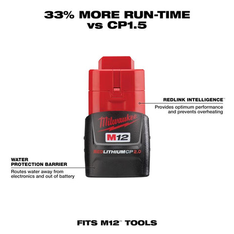 Milwaukee m12 Combo Kit 5tl 2bat