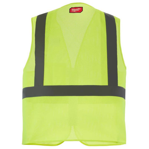 Milwaukee L/XL Class II YEL Vest
