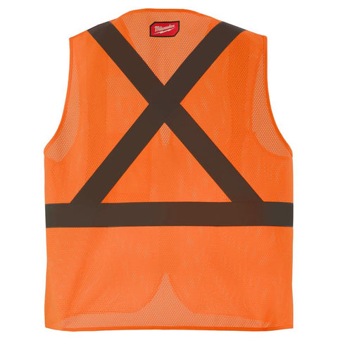 Milwaukee Safety Vest Org S/M