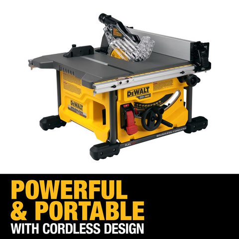DeWalt Flexvolt Bare Tool Table Saw, 8-1/4", 60 Volt