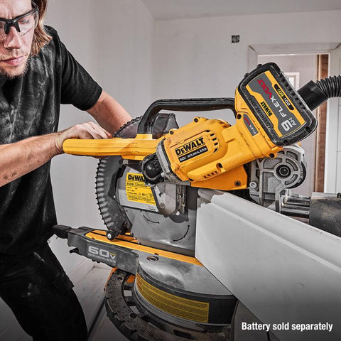 DeWalt 60v Db Sld Miter Saw 12"