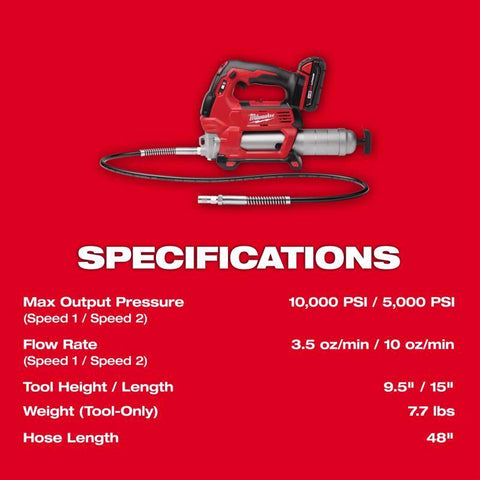 Milwaukee M18 Grease Gun Combo