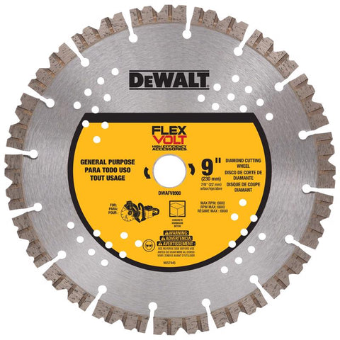DeWalt Seg Rim Diam Bld 9" Dw