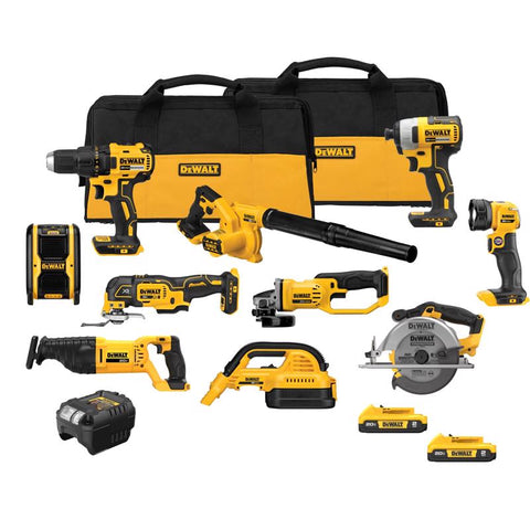 DeWalt 20v Combo Kit 10tl Br Dw