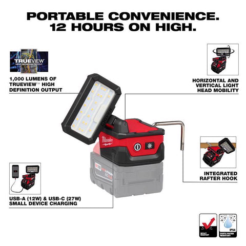 Milwaukee Comp Floodlight/USB