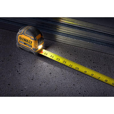 DeWalt 25' Lighted Tape
