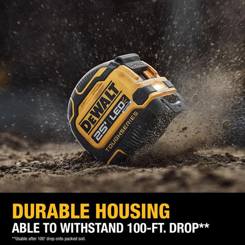 DeWalt 25' Lighted Tape