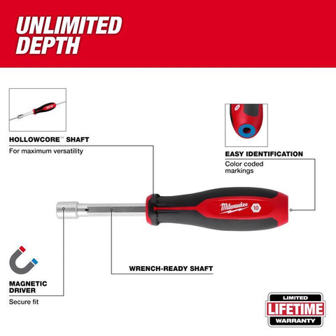 Milwaukee Nutdrvr Set 7p Mw