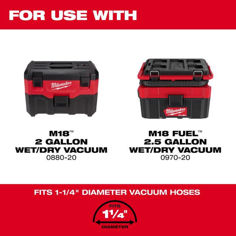 Milwaukee Flex Vacuum Hose 1.88"