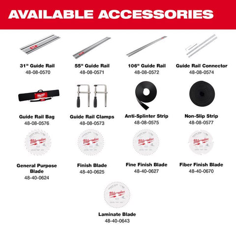 Milwaukee M18 6-1/2"Track Saw Kit