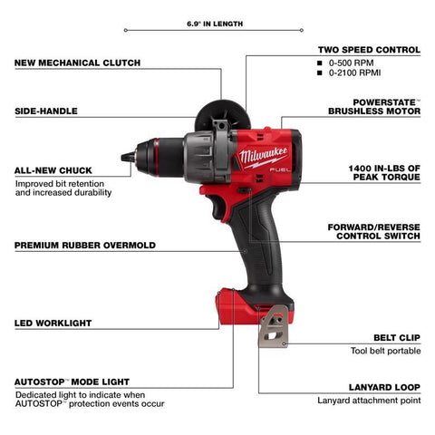 Milwaukee M18 Combo Kit 7TL BRLS