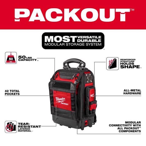 Milwaukee Backpack Tool Bag 42pt
