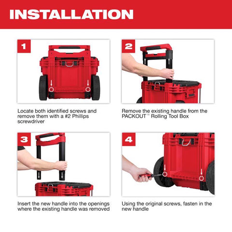 Milwaukee LP Tool Box Handle