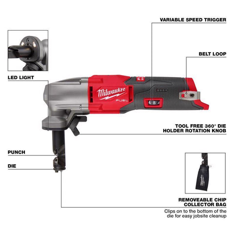 Milwaukee M12 16GA Nibbler