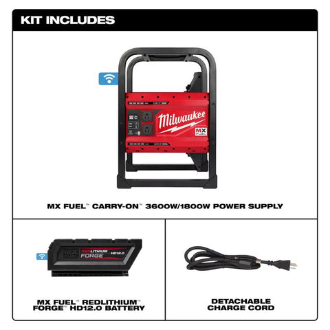 Milwaukee Power Supply W/Battery