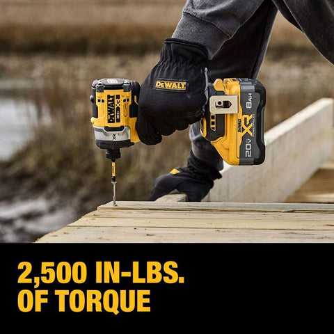 DeWalt 20V MAX XR 1/4 in. 3-Speed Impact Driver Kit (Battery