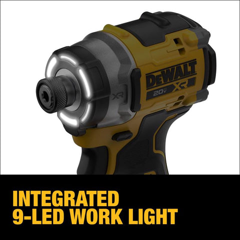 DeWalt 20V MAX XR 1/4 in. 3-Speed Impact Driver Kit (Battery