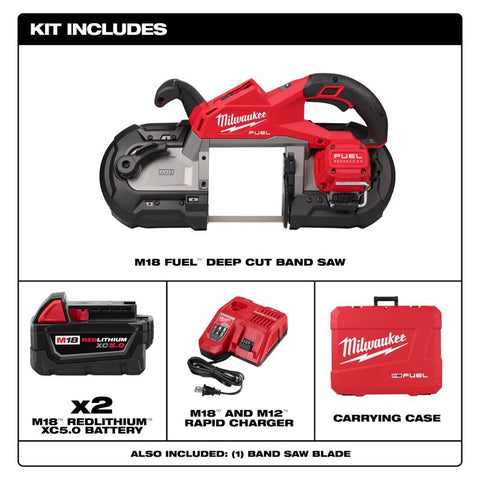 Milwaukee m18 Dp Cut Band Saw 2bat