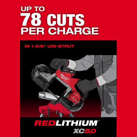 Milwaukee m18 Dp Cut Band Saw 2bat