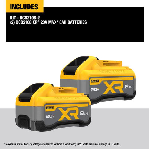 DeWalt 20V Battery 8Ah 2P