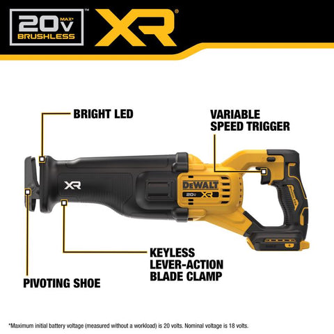 DeWalt 20V CRDLSS Recip Saw