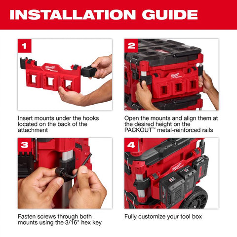 Milwaukee Tool Box Attach Mount