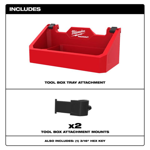 Milwaukee Toolbox Tray Attachment