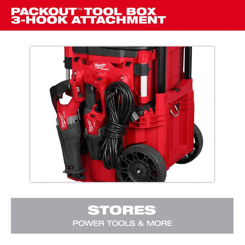 Milwaukee PACKOUT Tool Rack Black/Red