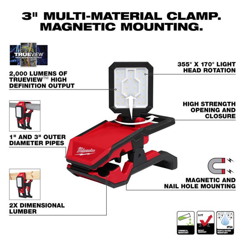 Milwaukee M18 Clamp Flood Light