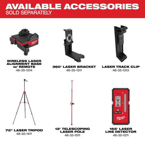 Milwaukee 165' Laser L Detector