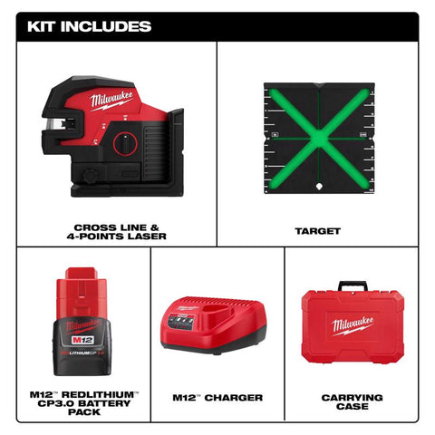Milwaukee Crs-line Laser Kit 125'