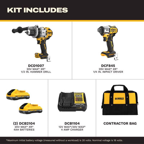 DeWalt 2-Tool Combo Kit