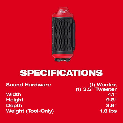 Milwaukee Jobsite BT Speaker
