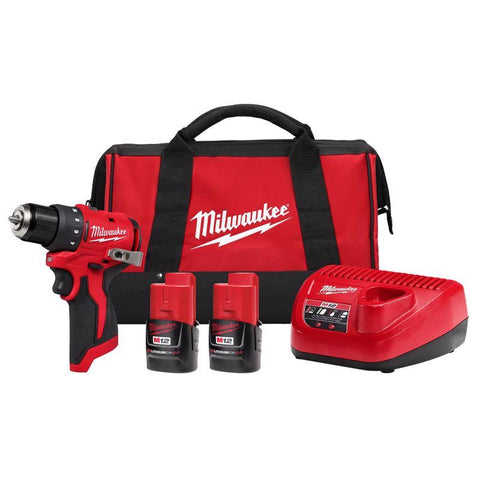 Milwaukee M12 SCPBL Drill Kit