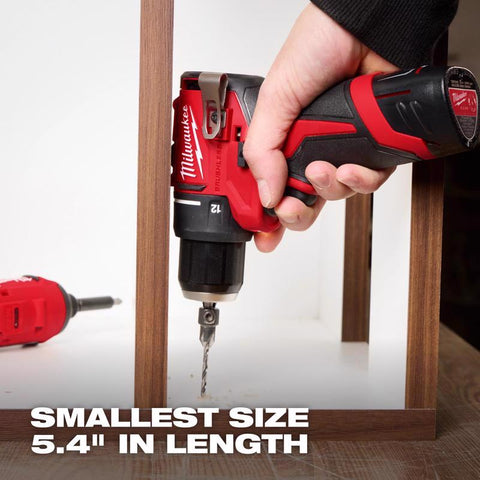Milwaukee M12 SCPBL Drill Kit