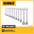 DeWalt Ratchet Wrench set12p MM