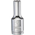 DeWalt Polished Chrome Vanadium Deep Sockets, 3/8", 1/4"