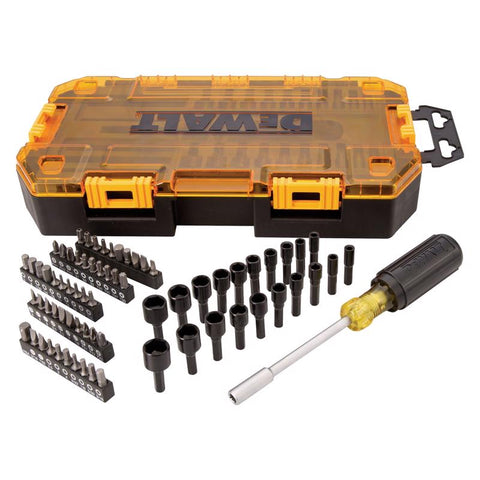 DeWalt Multi-Bit & Nut Driver Set, 1/4", 70 Piece