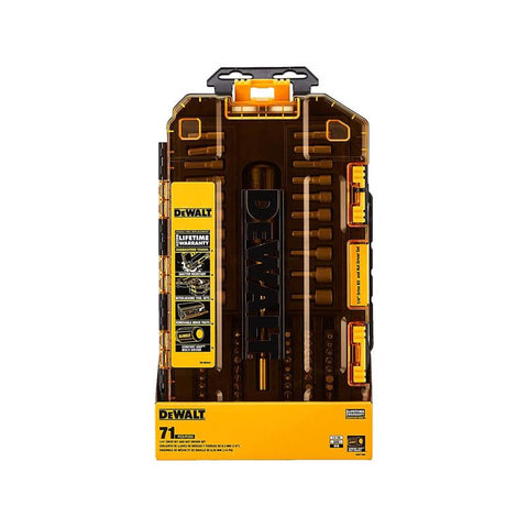 DeWalt Multi-Bit & Nut Driver Set, 1/4", 70 Piece